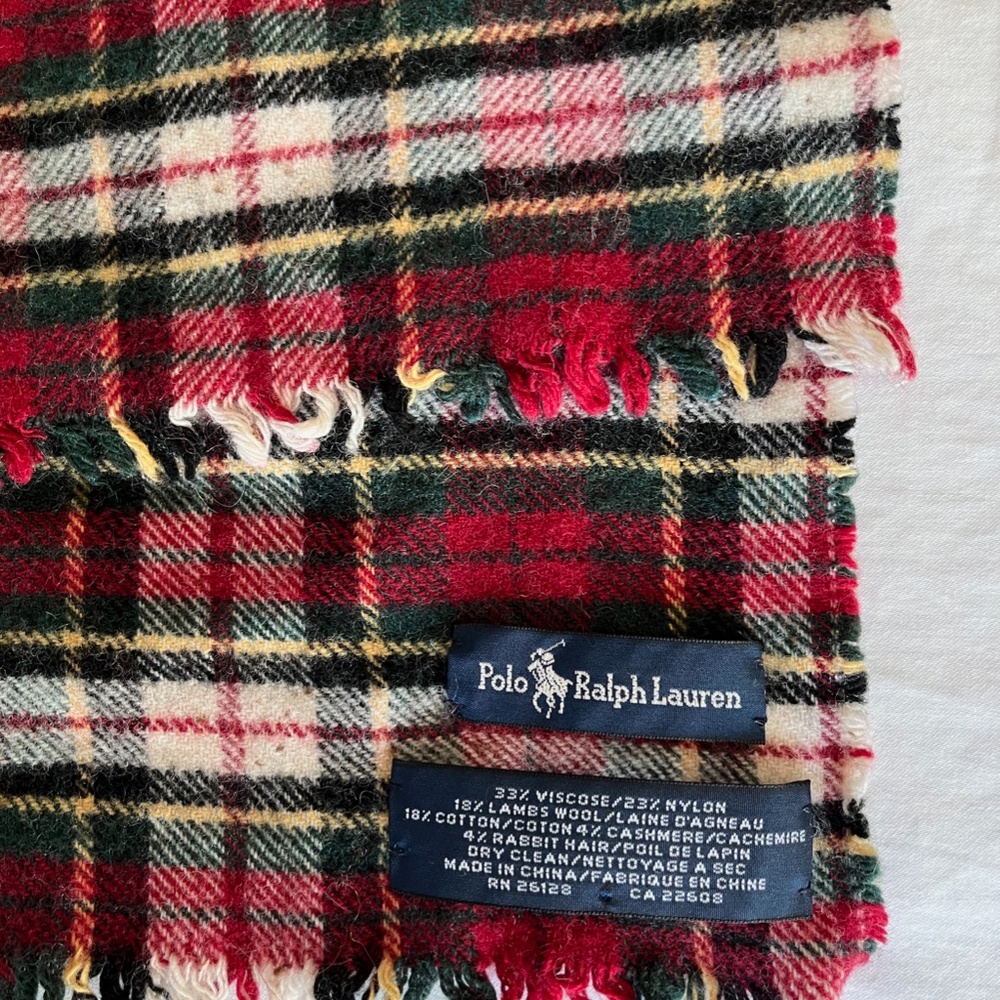Polo Ralph Lauren Plaid Scarf